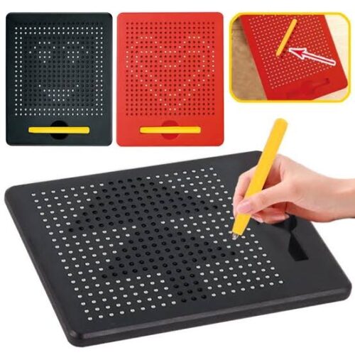 Magnetic Drawing Pad with Stylus Pen for Kids with 380 Steel Balls
