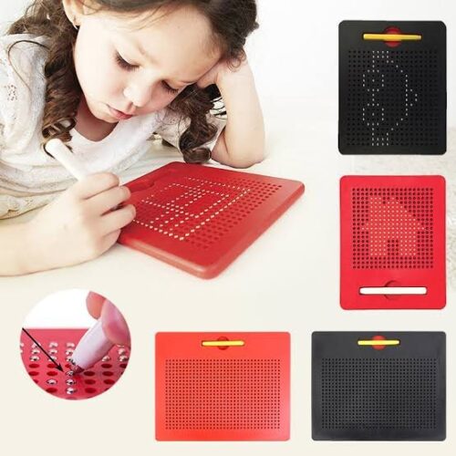 Magnetic Drawing Pad with Stylus Pen for Kids with 380 Steel Balls