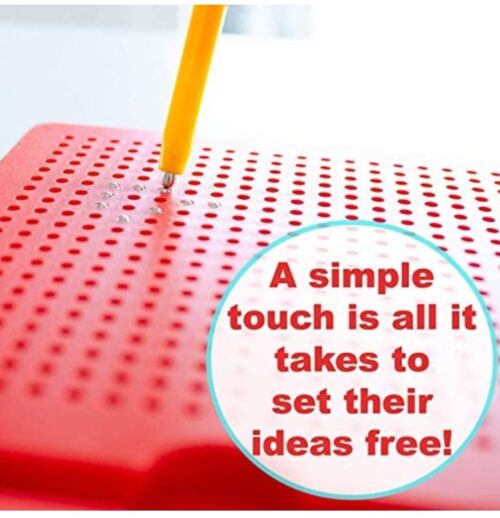 Magnetic Drawing Pad with Stylus Pen for Kids with 380 Steel Balls