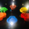 Multicolor Water Sensor LED Diya - Pack of 12 Diyas