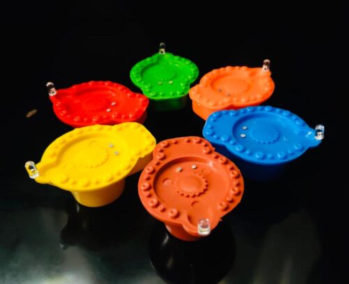 Multicolor Water Sensor LED Diya - Pack of 12 Diyas
