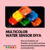Multicolor Water Sensor LED Diya - Pack of 12 Diyas