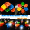 Multicolor Water Sensor LED Diya - Pack of 12 Diyas