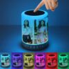 Personalized Photo Printed Portable Touch Lamp Bluetooth USB Speaker