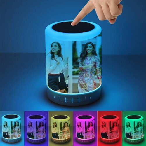 Personalized Photo Printed Portable Touch Lamp Bluetooth USB Speaker