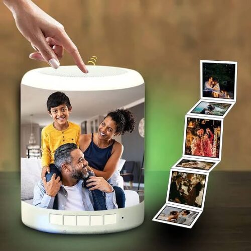 Personalized Photo Printed Portable Touch Lamp Bluetooth USB Speaker