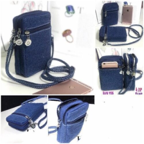 Stylish Denim Mobile Sling