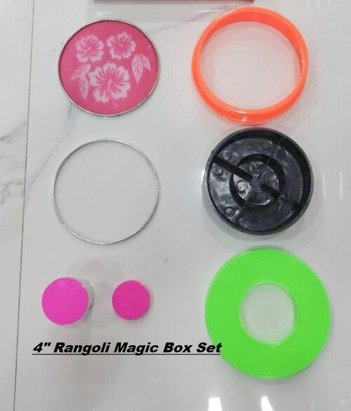 Rangoli Magic Box Set - 4" Inches
