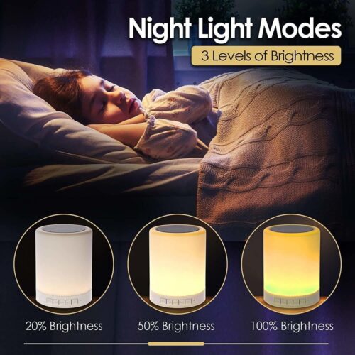 Portable Touch Lamp Bluetooth USB Speaker