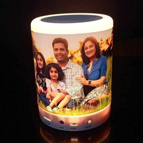 Personalized Photo Printed Touch Lamp Bluetooth USB Speaker
