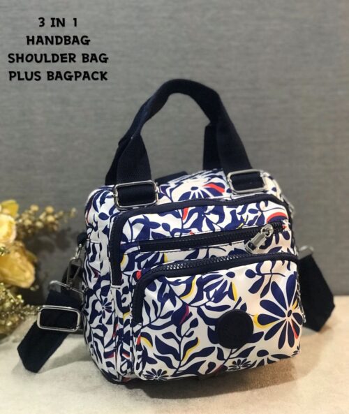3 in 1 Elegant Handbag Shoulder Bag Plus Backpack