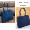 All Match Denim 3 Zipper Handbag Shoulder Bag
