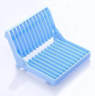 Foldable Dish Drying Rack Plate Storage Holder
