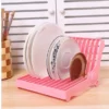 Foldable Dish Drying Rack Plate Storage Holder