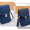 Stylish Denim Mobile Sling