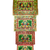 Golden Meenakari Patla / Chowki / Bajot With PVC Legs: