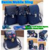 Stylish Denim Mobile Sling