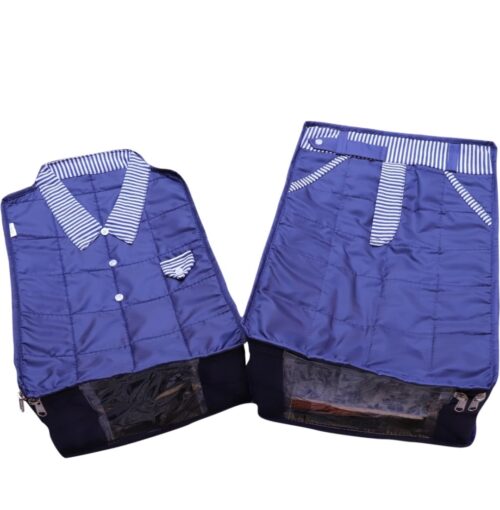 Navy Blue Shirt Cover and Pant Cover Combo
