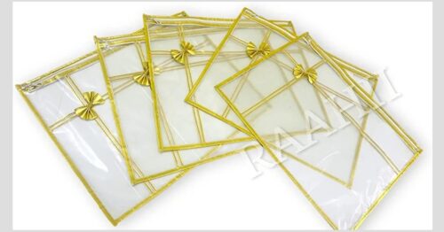 Golden Bow Single Saree Cover / Kurti Cover