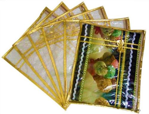 Golden Bow Single Saree Cover / Kurti Cover
