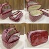 Double Layer Lucknowi Chikan Work Vanity Bag