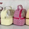 Double Layer Lucknowi Chikan Work Vanity Bag