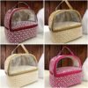 Double Layer Lucknowi Chikan Work Vanity Bag