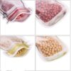 Reusable Zip Lock Mason Jar Nut Bags / Fridge Bags – Set of 9 Bags – Heavy Imported Quality