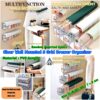 Clear Wall Mounted 5 Grid Drawer Organizer