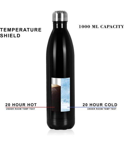 Cola Shape Double Wall Insulated Stainless Steel Water Bottle