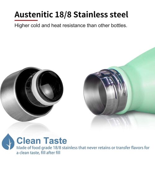 Cola Shape Double Wall Insulated Stainless Steel Water Bottle